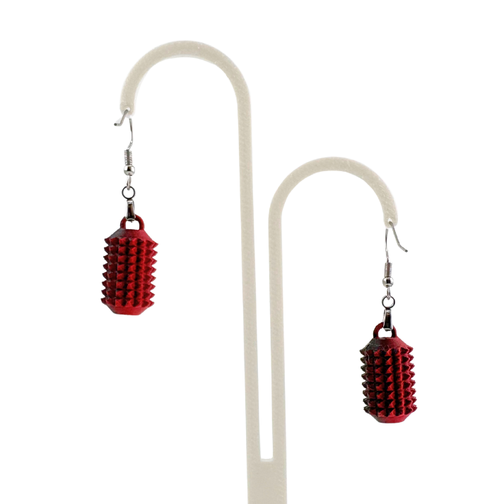 Little Ouchies Spikie Earrings, Little Ouchies Spikie Earrings designed for pain stims, Little Ouchies Spikie Earrings for anxiety and stress, Little Ouchies for sensory regulation, Little Ouchies for self-soothing, pain stim toys for kids, autism fidgets for adults, discrete fidget toys, small fidgets, wearable fidget, wearable fidget for adults