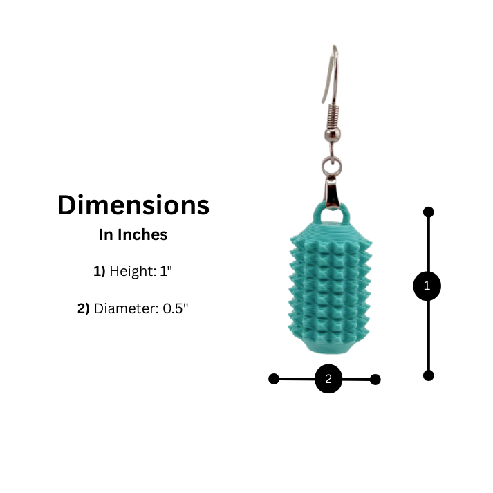 Little Ouchies Spikie Earrings, Little Ouchies Spikie Earrings designed for pain stims, Little Ouchies Spikie Earrings for anxiety and stress, Little Ouchies for sensory regulation, Little Ouchies for self-soothing, pain stim toys for kids, autism fidgets for adults, discrete fidget toys, small fidgets, wearable fidget, wearable fidget for adults