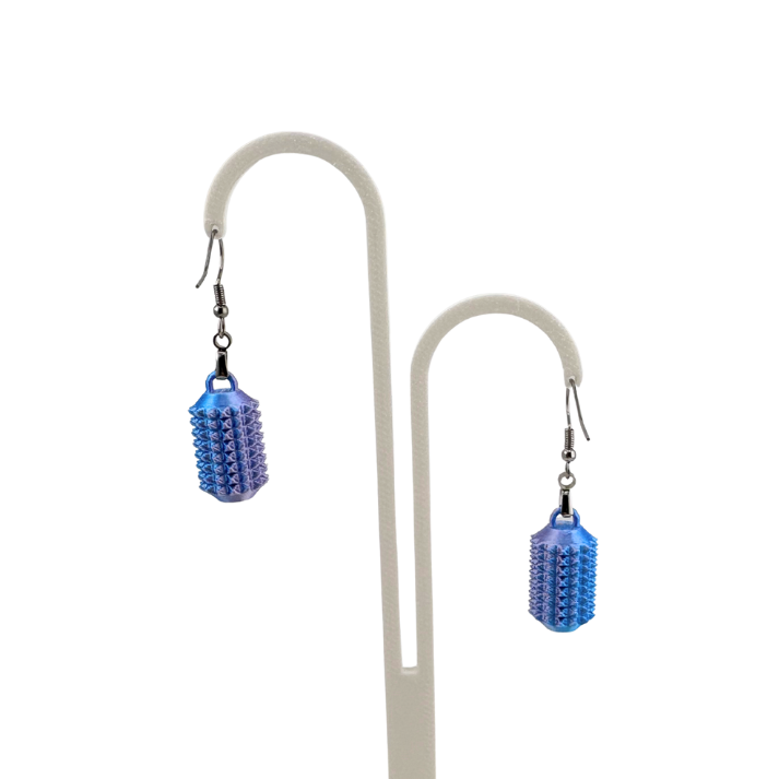 Little Ouchies Spikie Earrings, Little Ouchies Spikie Earrings designed for pain stims, Little Ouchies Spikie Earrings for anxiety and stress, Little Ouchies for sensory regulation, Little Ouchies for self-soothing, pain stim toys for kids, autism fidgets for adults, discrete fidget toys, small fidgets, wearable fidget, wearable fidget for adults