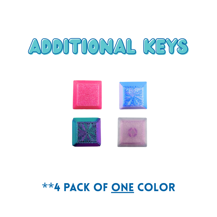 Little Ouchies spikie Keytar Keys, Keys ONLY, extra keys to customize spikie keytar, extra keys for customization, custom fidgets, more ways to customize spikie keytar, more ways to customize fidgets, customizable fidget tools, custom sensory tools, 
