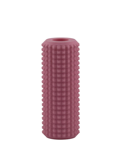 Pink Little Ouchies Tag Along strap clip sensory fidget, a textured bar that clips onto backpack and bag straps