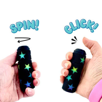 Little Ouchies Orbit Spin Click - Spikie - Baddie Glow Collection