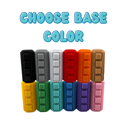 Little Ouchies Spikie Keytar Colors, Little Ouchies Spikie Keytar, Little Ouchies Keytar are designed for pain stims, Little Ouchies Keytar for anxiety and stress, Little Ouchies for sensory regulation, Little Ouchies for self-soothing, pain stim fidgets, autism fidgets for adults, discrete fidget toys, fidget tools, pain stim tools, anxiety fidget, anxiety toy, keychain-friendly fidget, multi-sensory fidget, clicking fidget, squeeze fidget, pressure fidget, Customized fidgets