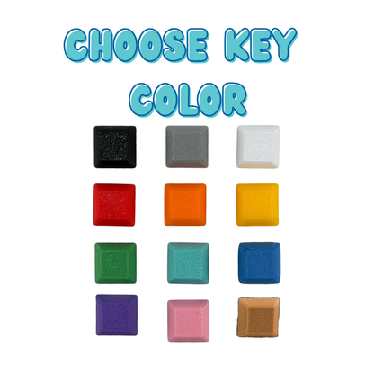 Little Ouchies Spikie Keytar Key Colors, Little Ouchies Spikie Keytar Keys, Little Ouchies Keytar are designed for pain stims, Little Ouchies Keytar for anxiety and stress, Little Ouchies for sensory regulation, Little Ouchies for self-soothing, pain stim fidgets, autism fidgets for adults, discrete fidget toys, fidget tools, pain stim tools, anxiety fidget, anxiety toy, keychain-friendly fidget, multi-sensory fidget, clicking fidget, squeeze fidget, pressure fidget, Customized fidgets