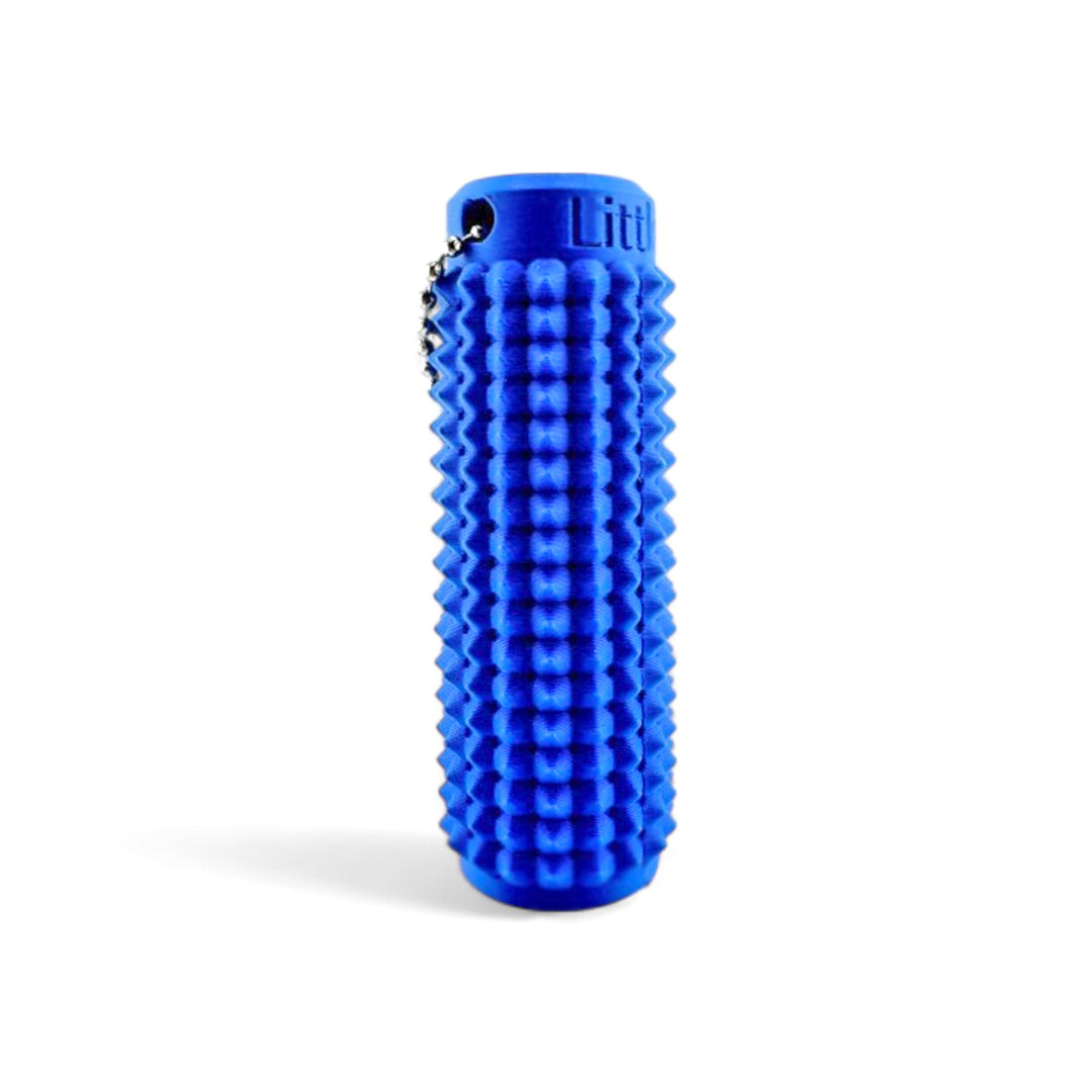 Little Ouchies Grippies shown in blue, Little Ouchies Grippies are designed for pain stims, Little Ouchies Grippies for anxiety and stress, Little Ouchies for sensory regulation, Little Ouchies for self-soothing, pain stim toys for kids, autism fidgets for adults, discrete fidget toys 