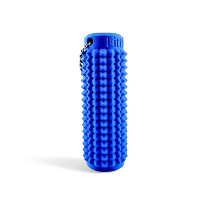 Little Ouchies Grippies shown in blue, Little Ouchies Grippies are designed for pain stims, Little Ouchies Grippies for anxiety and stress, Little Ouchies for sensory regulation, Little Ouchies for self-soothing, pain stim toys for kids, autism fidgets for adults, discrete fidget toys 