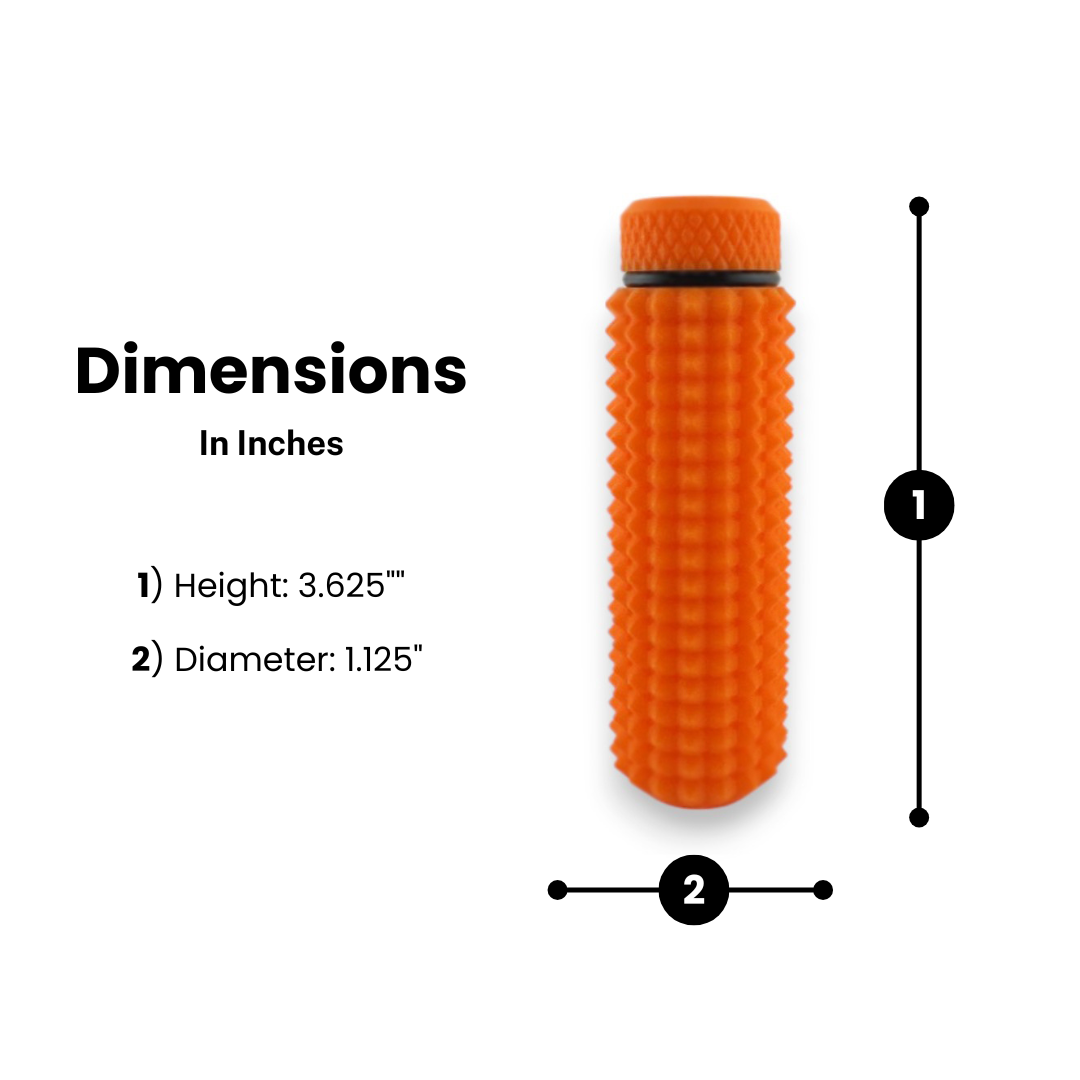 Little Ouchies Grippie Chapstick Holder dimension, Little Ouchies Grippie Chapstick Holder Size, Little Ouchies Grippie Chapstick Holders are designed for pain stims, Little Ouchies Grippie Chapstick Holder for anxiety and stress, Little Ouchies for sensory regulation, Little Ouchies for self-soothing, pain stim accessories, autism fidgets for adults, discrete fidget toys, small fidgets 
