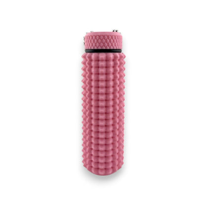Little Ouchies Grippie Chapstick Holder shown in pink, Little Ouchies Grippie Chapstick Holders are designed for pain stims, Little Ouchies Grippie Chapstick Holder for anxiety and stress, Little Ouchies for sensory regulation, Little Ouchies for self-soothing, pain stim accessories, pain stim fidget, autism fidgets for adults, discrete fidget toys, small fidgets 