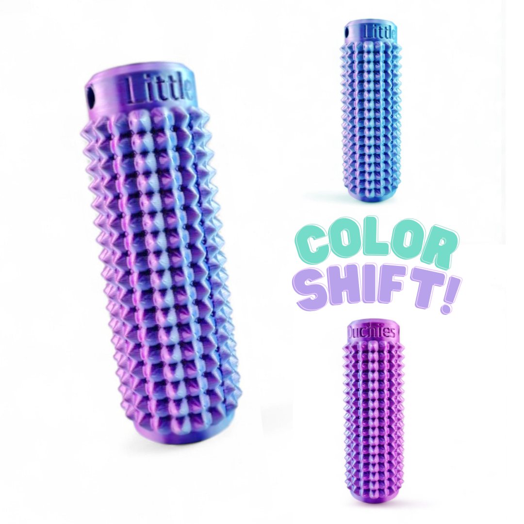 Little Ouchies Grippies The Mythic Collection color Unicorn Color Shift, Little Ouchies Grippies are designed for pain stims, Little Ouchies Grippies for anxiety and stress, Little Ouchies for sensory regulation, Little Ouchies for self-soothing, pain stim fidgets, autism fidgets for adults, discrete fidget toys 