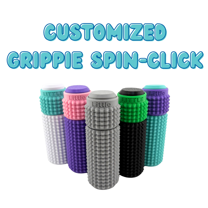 Little Ouchies Spin Click, Little Ouchies Spin Clicks designed for pain stims, Little Ouchies Spin Click for anxiety and stress, Little Ouchies for sensory regulation, Little Ouchies for self-soothing, pain stim fidgets, autism fidgets for adults, discrete fidget toys, fidget tools, pain stim tools, anxiety fidget, anxiety toy, keychain-friendly fidget, multi-sensory fidget, clicking fidget, squeeze fidget, spin fidget, fidget spinner 