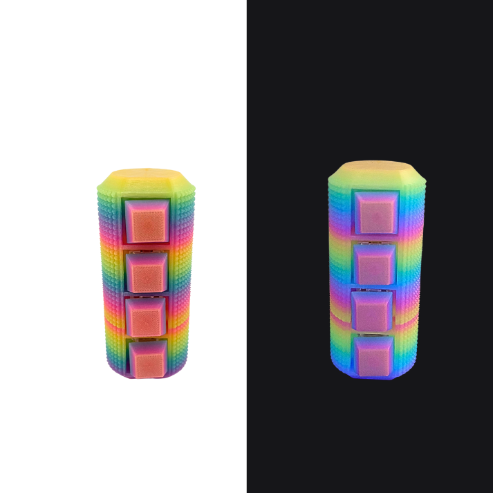 Little Ouchies Spikie Keytar, Little Ouchies Keytar are designed for pain stims, Little Ouchies Keytar for anxiety and stress, Little Ouchies for sensory regulation, Little Ouchies for self-soothing, pain stim fidgets, autism fidgets for adults, discrete fidget toys, fidget tools, pain stim tools, anxiety fidget, anxiety toy, keychain-friendly fidget, multi-sensory fidget, clicking fidget, squeeze fidget, pressure fidget, grippie fidget
