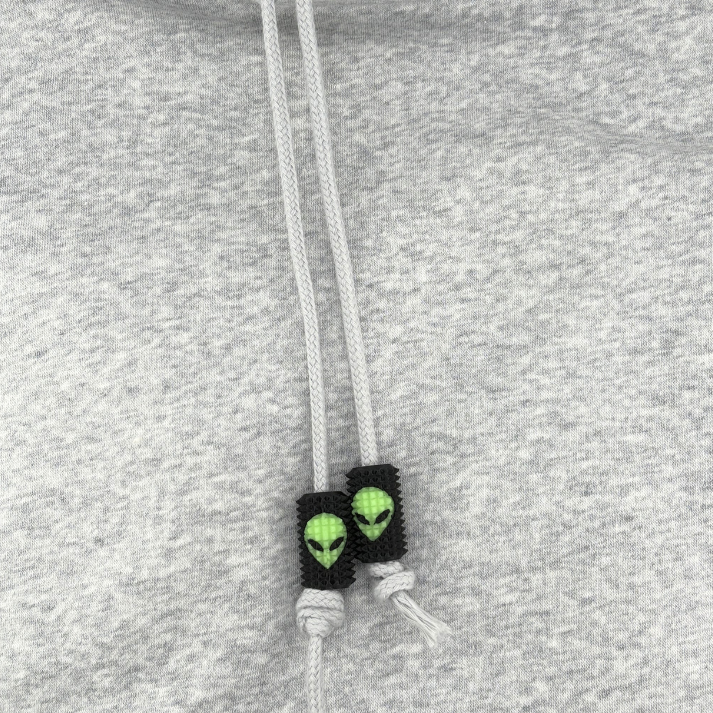 Little Ouchies - Spikie Hoodie Charms - Alien