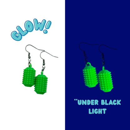 Little Ouchies Spikie Earrings - Glow Collection