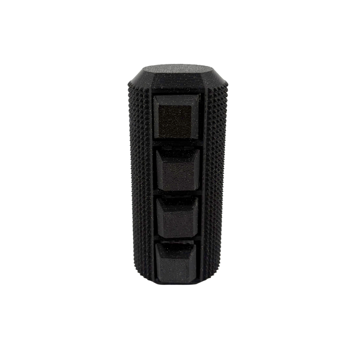 Little Ouchies Spikie Keytar, Little Ouchies Keytar are designed for pain stims, Little Ouchies Keytar for anxiety and stress, Little Ouchies for sensory regulation, Little Ouchies for self-soothing, pain stim fidgets, autism fidgets for adults, discrete fidget toys, fidget tools, pain stim tools, anxiety fidget, anxiety toy, keychain-friendly fidget, multi-sensory fidget, clicking fidget, squeeze fidget, pressure fidget, grippie fidget
