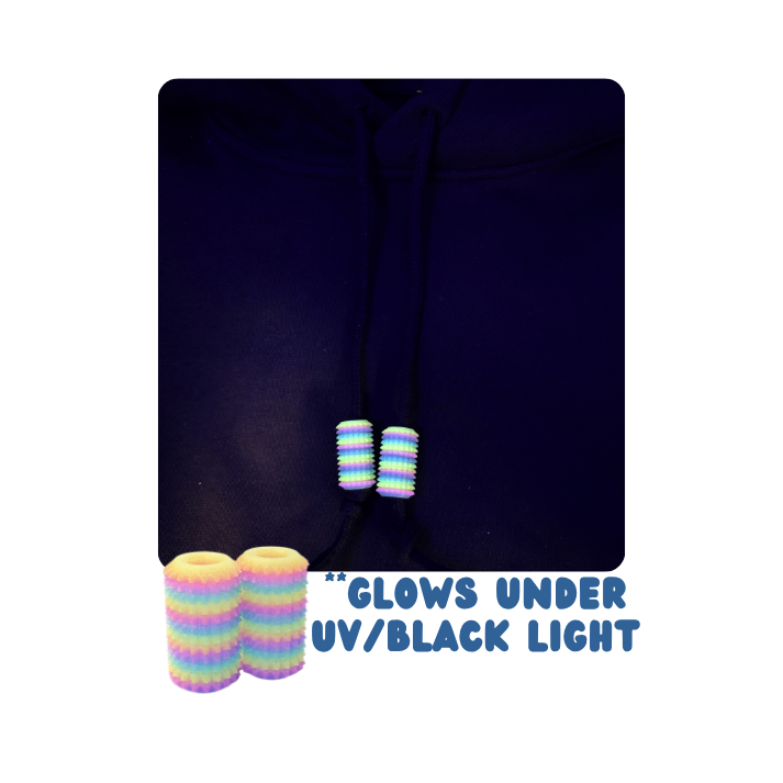 Little Ouchies - Hoodie Charms - Rainbow Glow