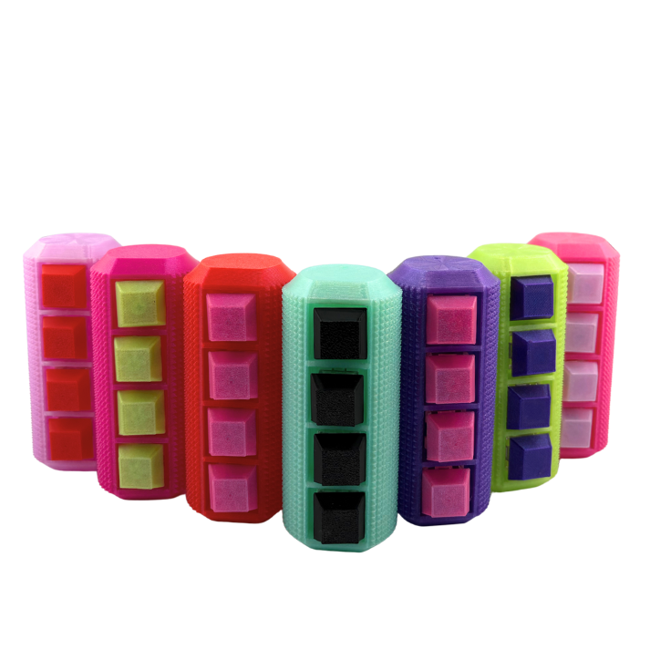 Little Ouchies Spikie Keytar, Little Ouchies Keytar are designed for pain stims, Little Ouchies Keytar for anxiety and stress, Little Ouchies for sensory regulation, Little Ouchies for self-soothing, pain stim fidgets, autism fidgets for adults, discrete fidget toys, fidget tools, pain stim tools, anxiety fidget, anxiety toy, keychain-friendly fidget, multi-sensory fidget, clicking fidget, squeeze fidget, pressure fidget, grippie fidget
