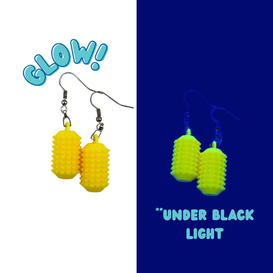 Little Ouchies Spikie Earrings - Glow Collection