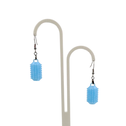 Little Ouchies Spikie Earrings, Little Ouchies Spikie Earrings designed for pain stims, Little Ouchies Spikie Earrings for anxiety and stress, Little Ouchies for sensory regulation, Little Ouchies for self-soothing, pain stim toys for kids, autism fidgets for adults, discrete fidget toys, small fidgets, wearable fidget, wearable fidget for adults