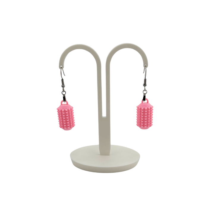 Little Ouchies Spikie Earrings, Little Ouchies Spikie Earrings designed for pain stims, Little Ouchies Spikie Earrings for anxiety and stress, Little Ouchies for sensory regulation, Little Ouchies for self-soothing, pain stim toys for kids, autism fidgets for adults, discrete fidget toys, small fidgets, wearable fidget, wearable fidget for adults