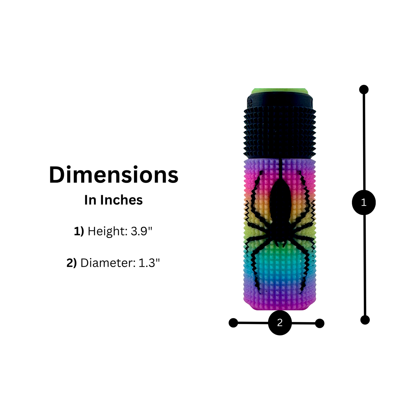 Little Ouchies Orbit Spin Click - Spikie - Baddie Glow Collection