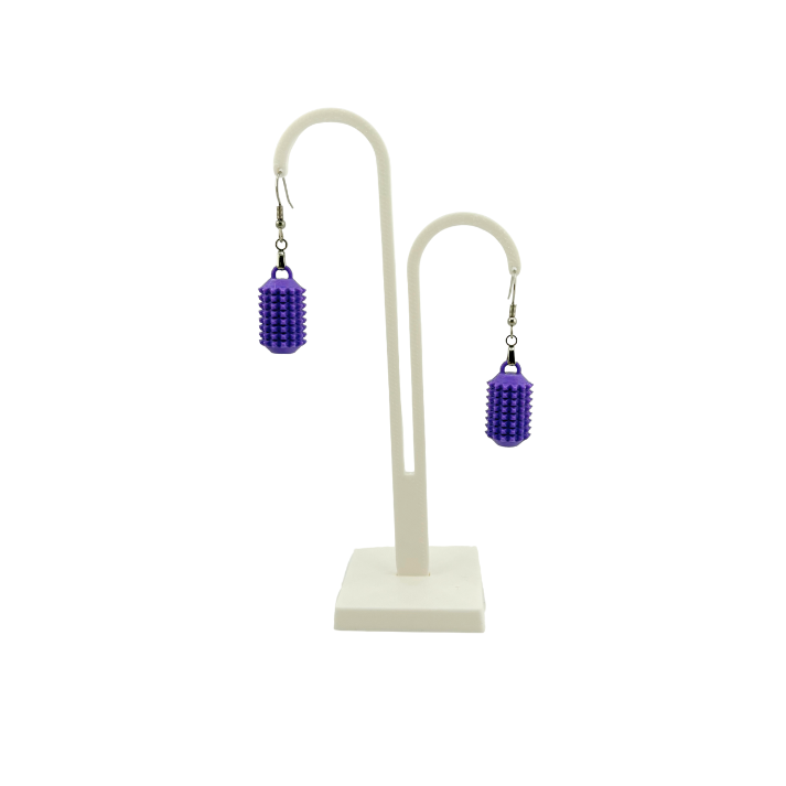 Little Ouchies Spikie Earrings, Little Ouchies Spikie Earrings designed for pain stims, Little Ouchies Spikie Earrings for anxiety and stress, Little Ouchies for sensory regulation, Little Ouchies for self-soothing, pain stim toys for kids, autism fidgets for adults, discrete fidget toys, small fidgets, wearable fidget, wearable fidget for adults