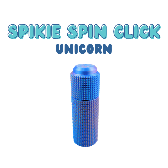 Little Ouchies Spikie Spin Click, Little Ouchies Spikie Spin Clicks designed for pain stims, Little Ouchies Spin Click for anxiety and stress, Little Ouchies for sensory regulation, Little Ouchies for self-soothing, pain stim fidgets, autism fidgets for adults, discrete fidget toys, fidget tools, pain stim tools, anxiety fidget, anxiety toy, keychain-friendly fidget, multi-sensory fidget, clicking fidget, squeeze fidget, spin fidget, fidget spinner 
