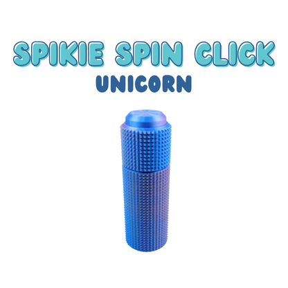 Little Ouchies Spikie Spin Click, Little Ouchies Spikie Spin Clicks designed for pain stims, Little Ouchies Spin Click for anxiety and stress, Little Ouchies for sensory regulation, Little Ouchies for self-soothing, pain stim fidgets, autism fidgets for adults, discrete fidget toys, fidget tools, pain stim tools, anxiety fidget, anxiety toy, keychain-friendly fidget, multi-sensory fidget, clicking fidget, squeeze fidget, spin fidget, fidget spinner 